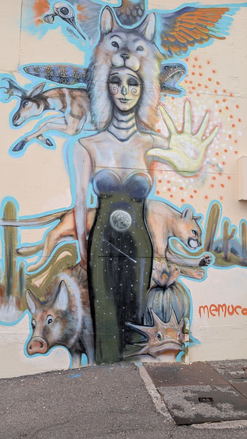 mural in Ajo by artist unknown.
