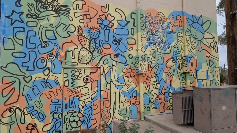 mural in Ajo by artist unknown.