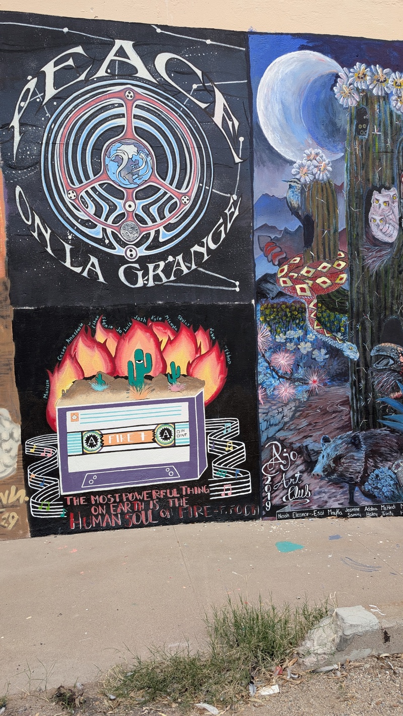 mural in Ajo by artist unknown.