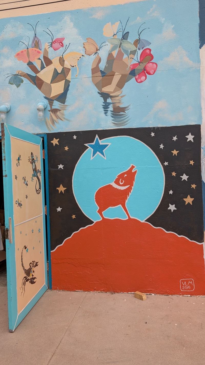 mural in Ajo by artist unknown.