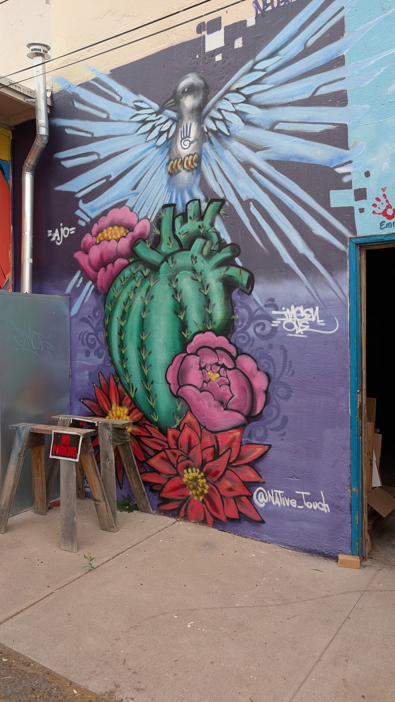 mural in Ajo by artist unknown.