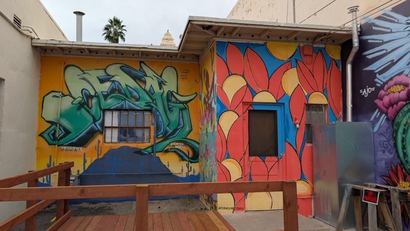 mural in Ajo by artist unknown.