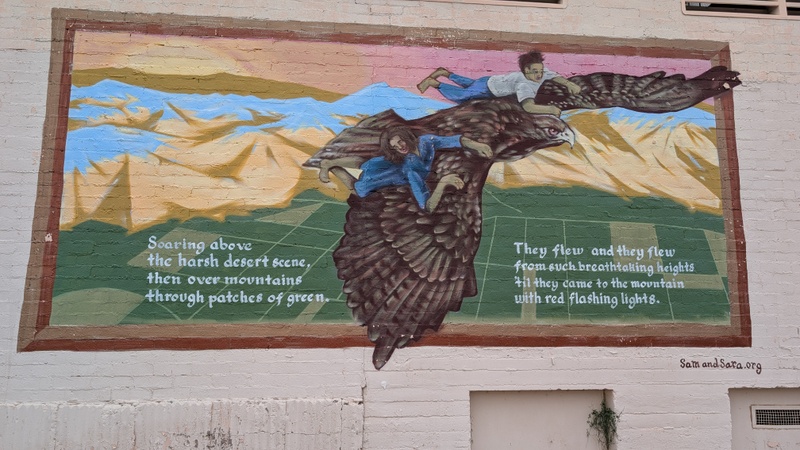 mural in Ajo by artist unknown.