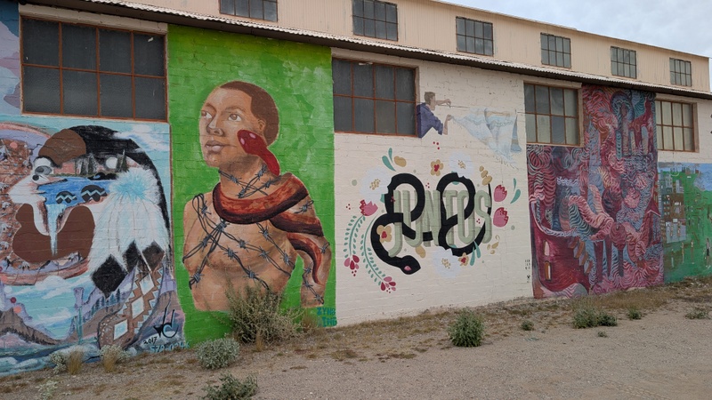 mural in Ajo by artist unknown.