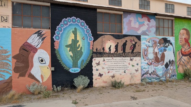 mural in Ajo by artist unknown.