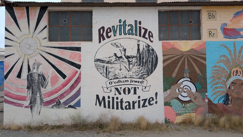 mural in Ajo by artist unknown.