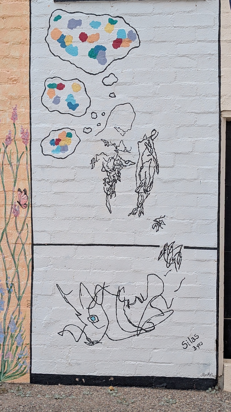 mural in Ajo by artist unknown.