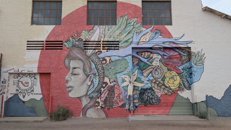 mural in Ajo by artist unknown.