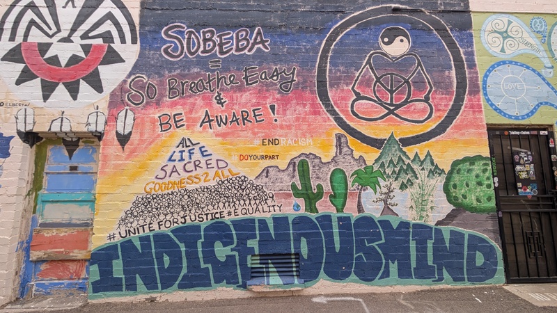 mural in Ajo by artist unknown.