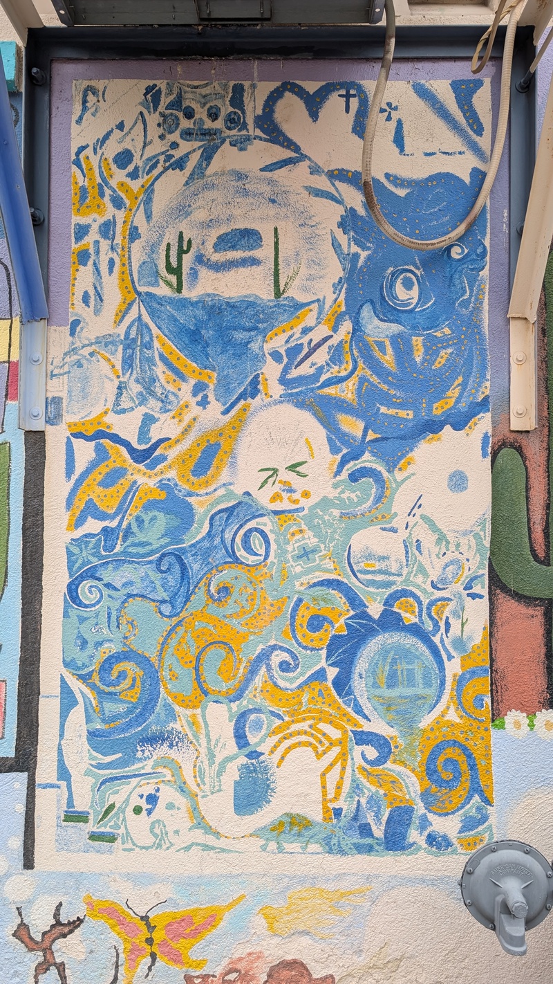 mural in Ajo by artist unknown.