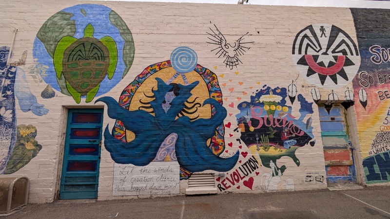 mural in Ajo by artist unknown.
