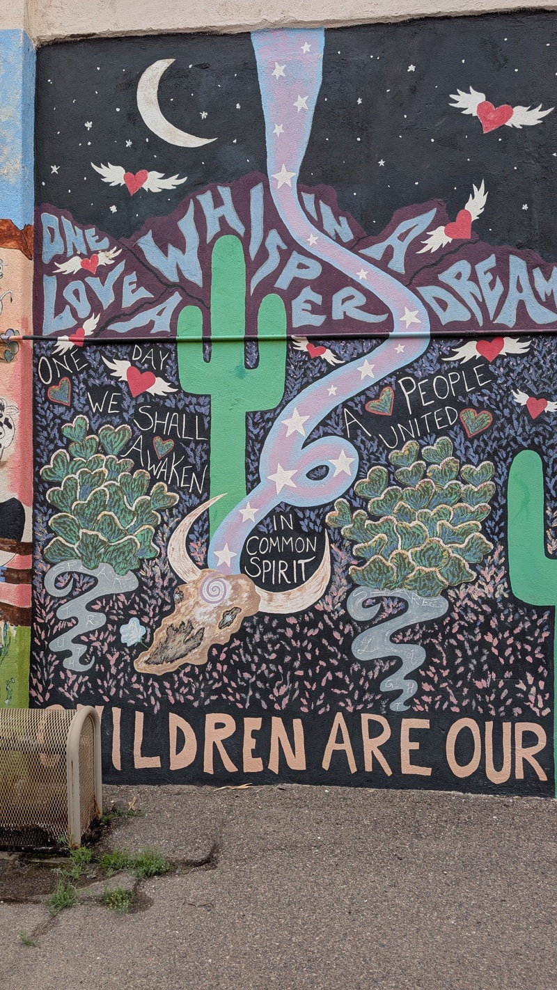 mural in Ajo by artist unknown.