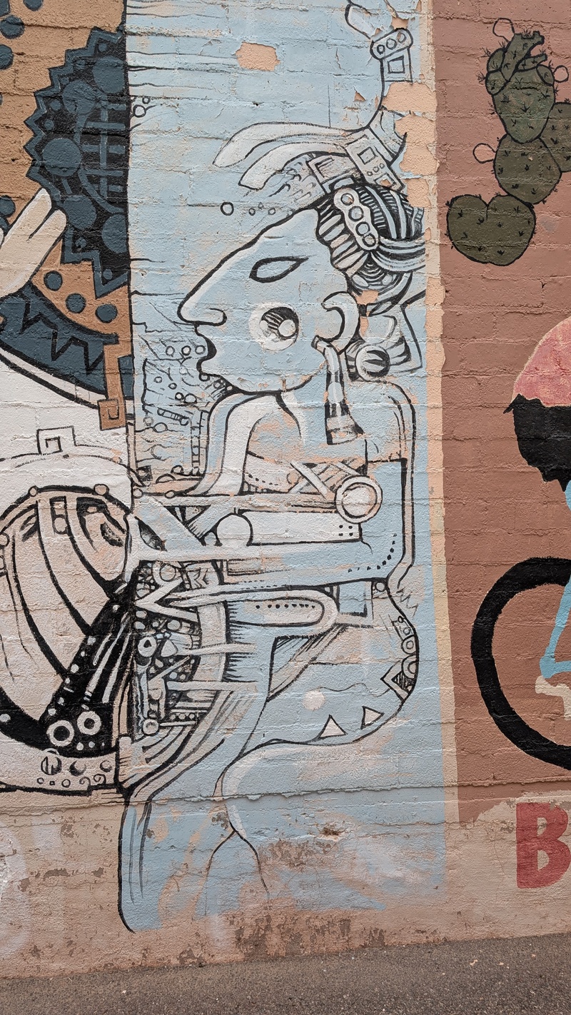 mural in Ajo by artist unknown.