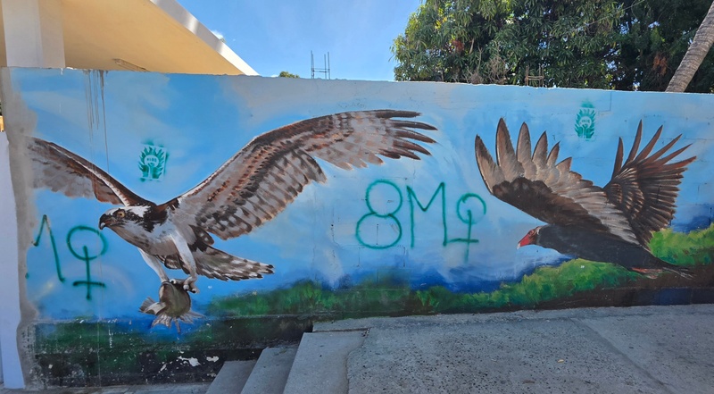mural in San José del Cabo by artist unknown.