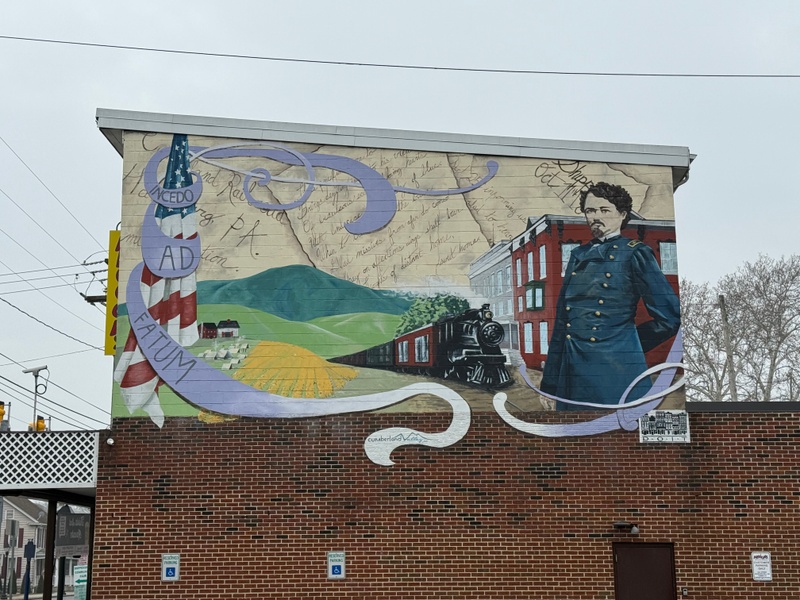 mural in Shippensburg by artist unknown.