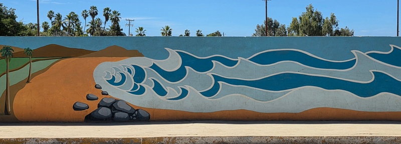 mural in El Pescadero by artist unknown.