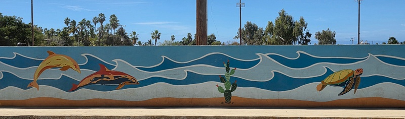 mural in El Pescadero by artist unknown.
