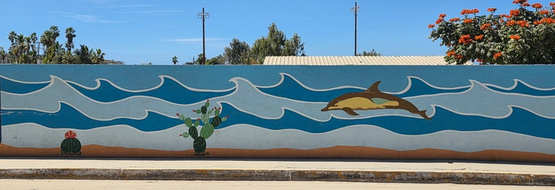 mural in El Pescadero by artist unknown.