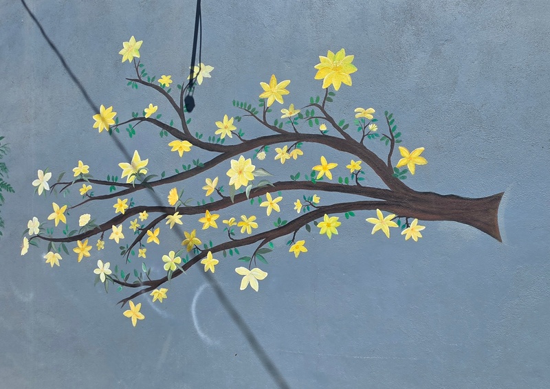 mural in El Pescadero by artist unknown.