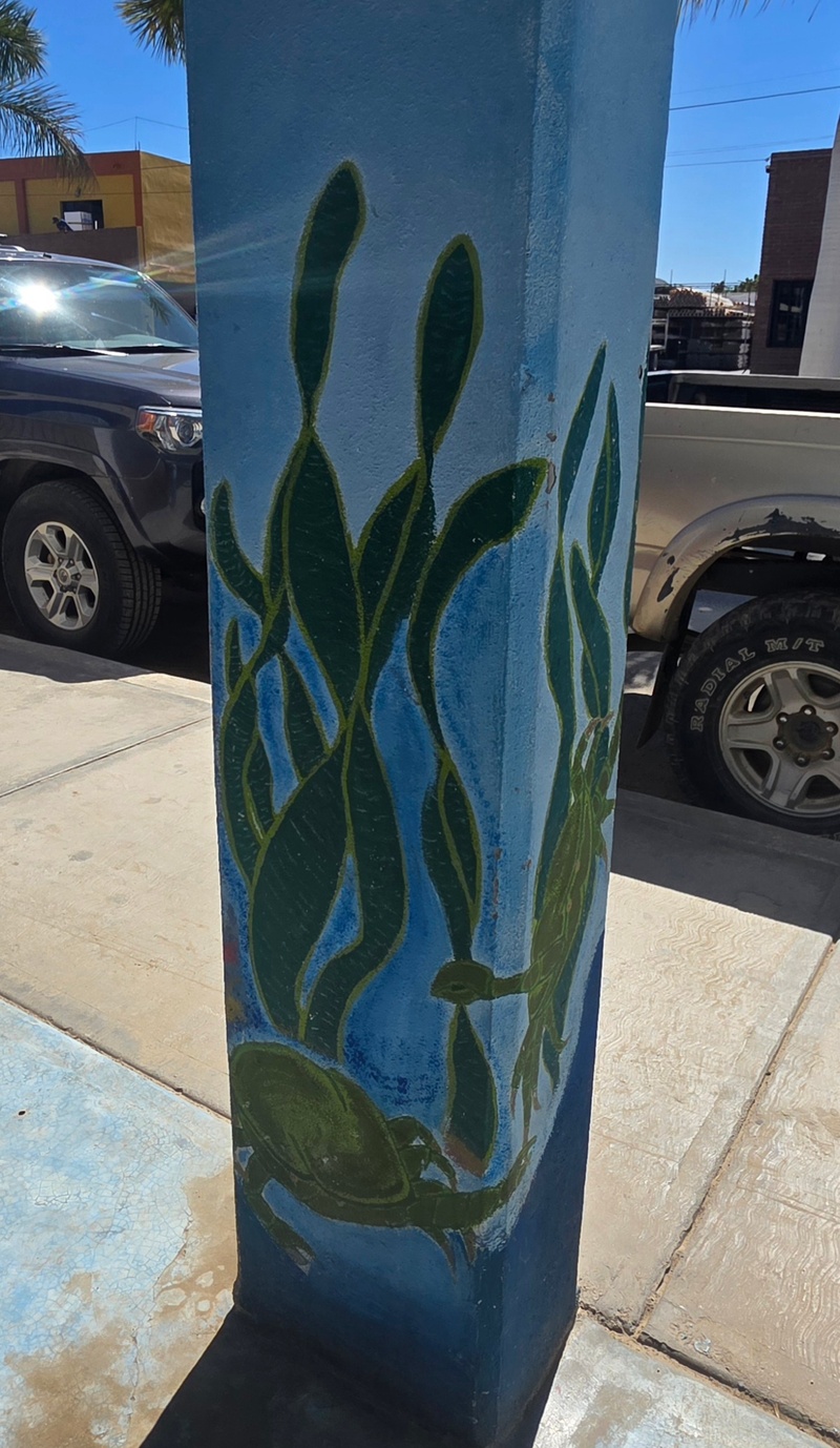 mural in El Pescadero by artist unknown.