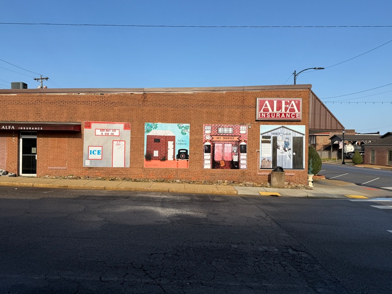 mural in Red Bay by artist unknown.
