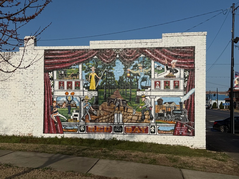 mural in Red Bay by artist unknown.
