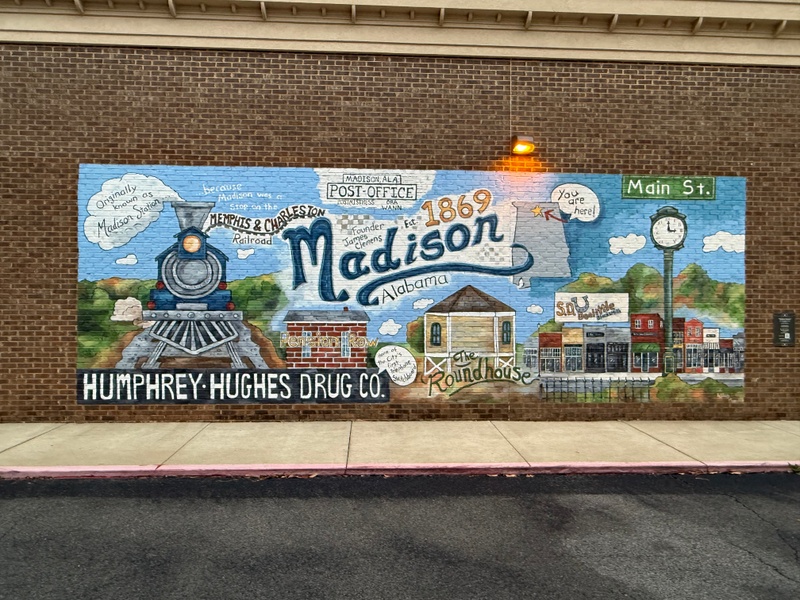 mural in Madison by artist unknown.