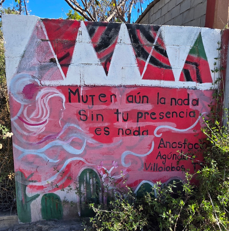 mural in Todos Santos by artist unknown.