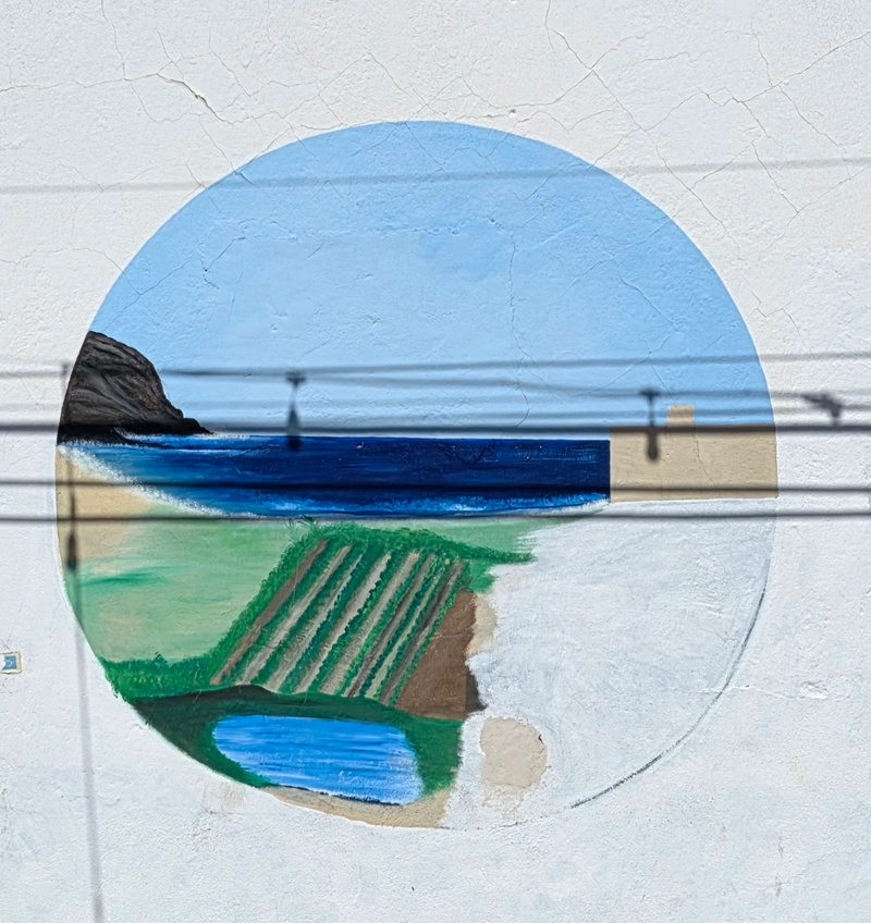 mural in Todos Santos by artist unknown.