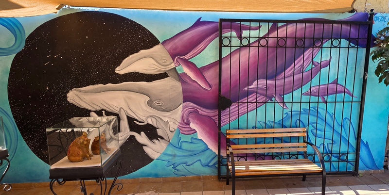 mural in Todos Santos by artist unknown.