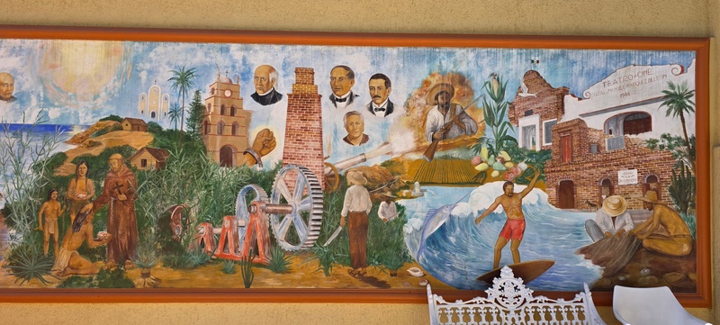 mural in Todos Santos by artist unknown.