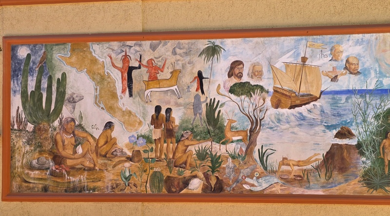 mural in Todos Santos by artist unknown.