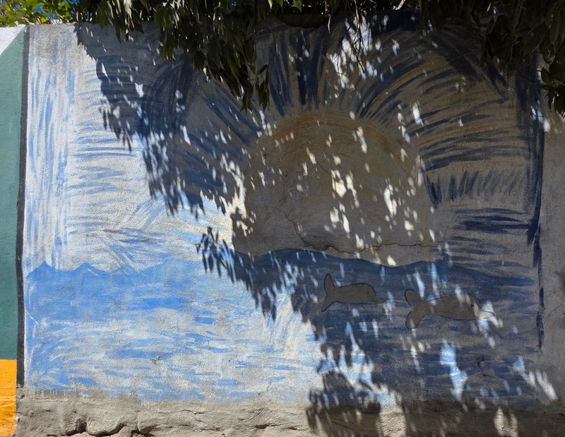 mural in Todos Santos by artist unknown.