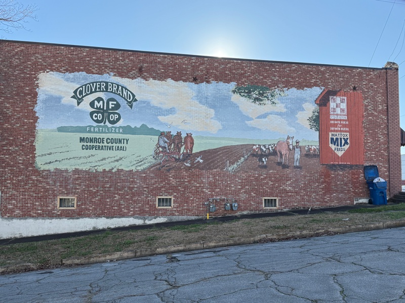 mural in Aberdeen by artist unknown.