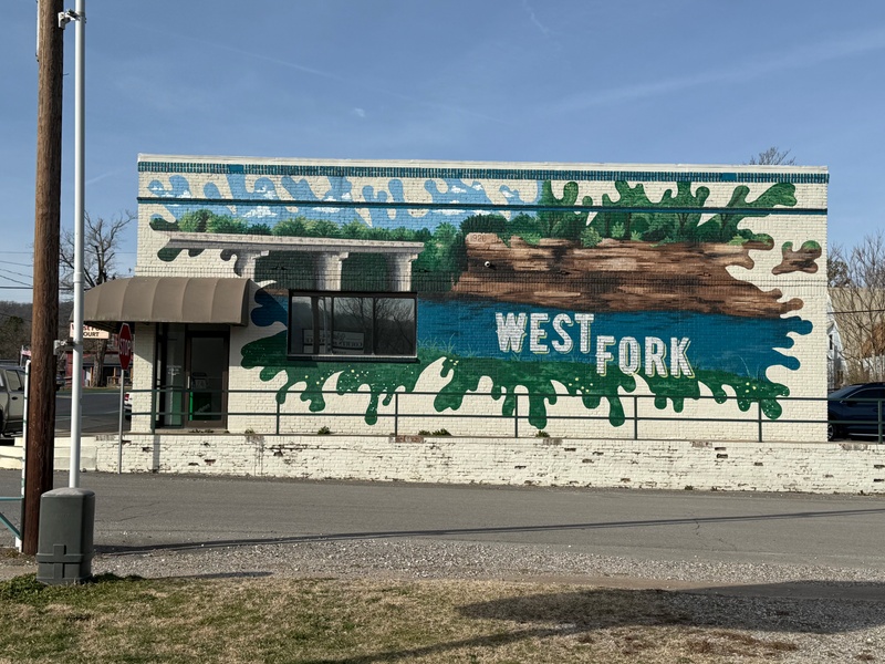 mural in West Fork by artist unknown.