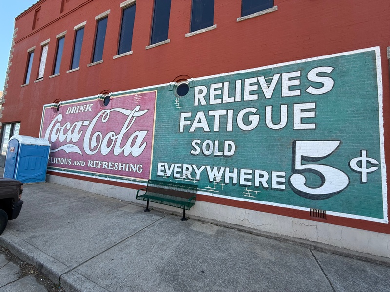 mural in Rogers by artist unknown.