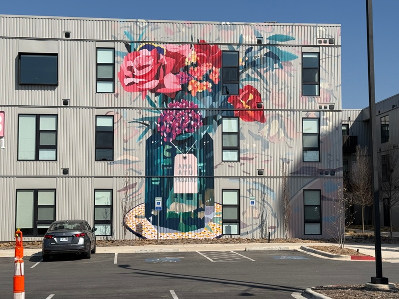 mural in Rogers by artist unknown.