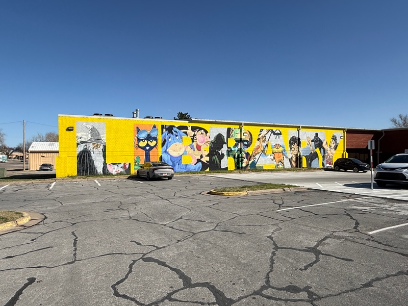 mural in Lawton by artist unknown.