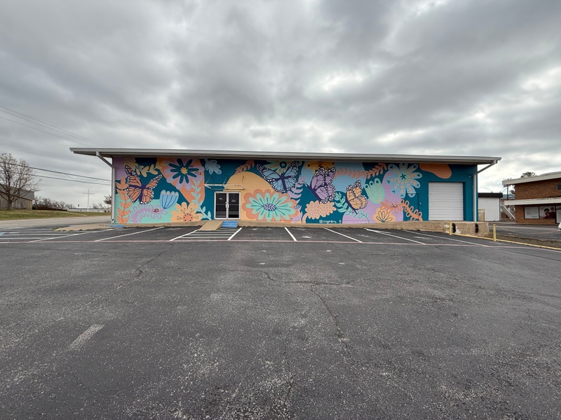 mural in Hurst by artist unknown.