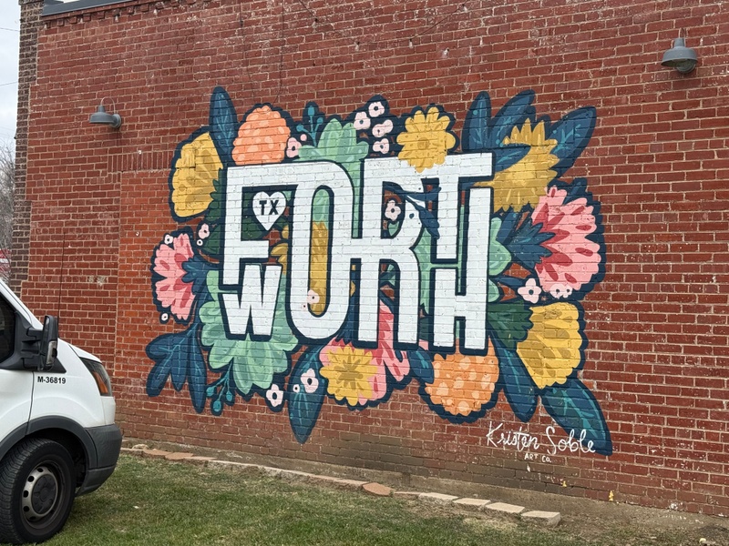 mural in Fort Worth by artist unknown.