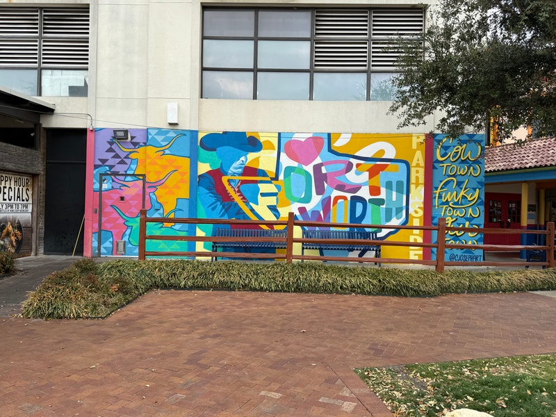 mural in Fort Worth by artist unknown.