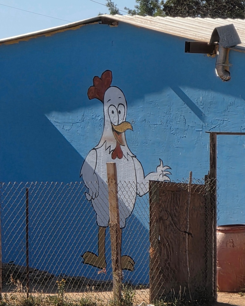 mural in Ruben Jaramillo by artist unknown.