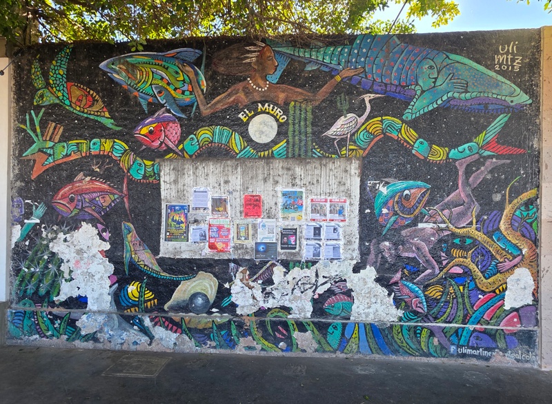 mural in La Paz by artist unknown.