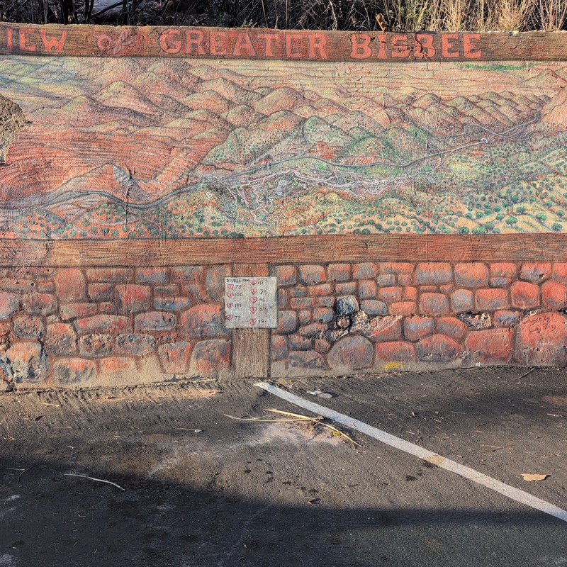 mural in Bisbee by artist unknown.