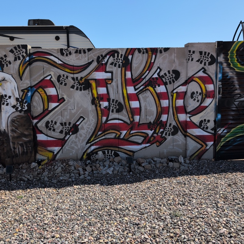 mural in Naco by artist unknown.