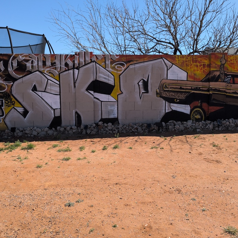 mural in Naco by artist unknown.