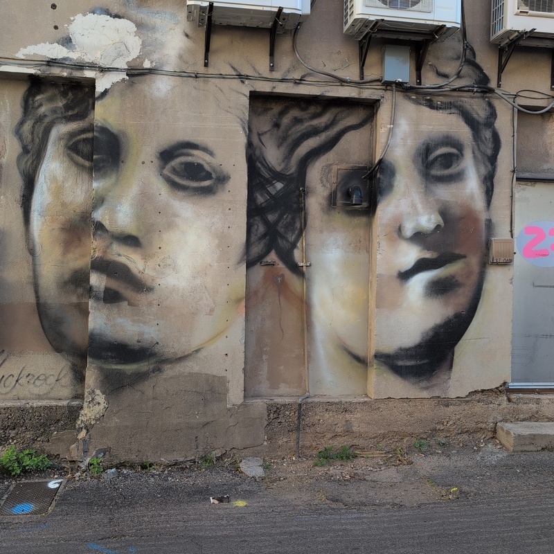 mural in Bisbee by artist unknown.