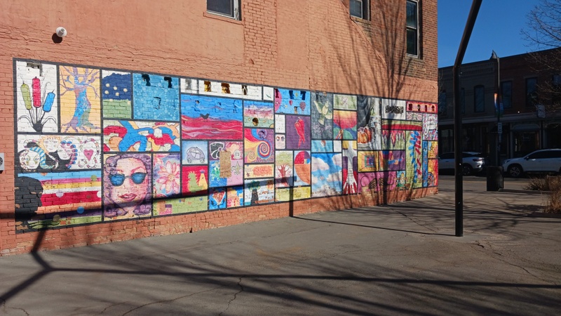 mural in Normal by artist unknown.