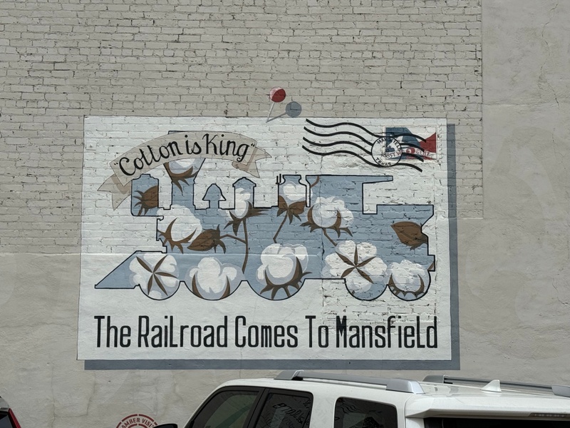 mural in Mansfield by artist unknown.