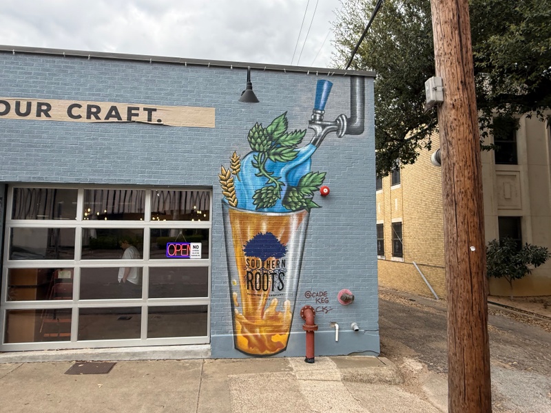 mural in Waco by artist unknown.